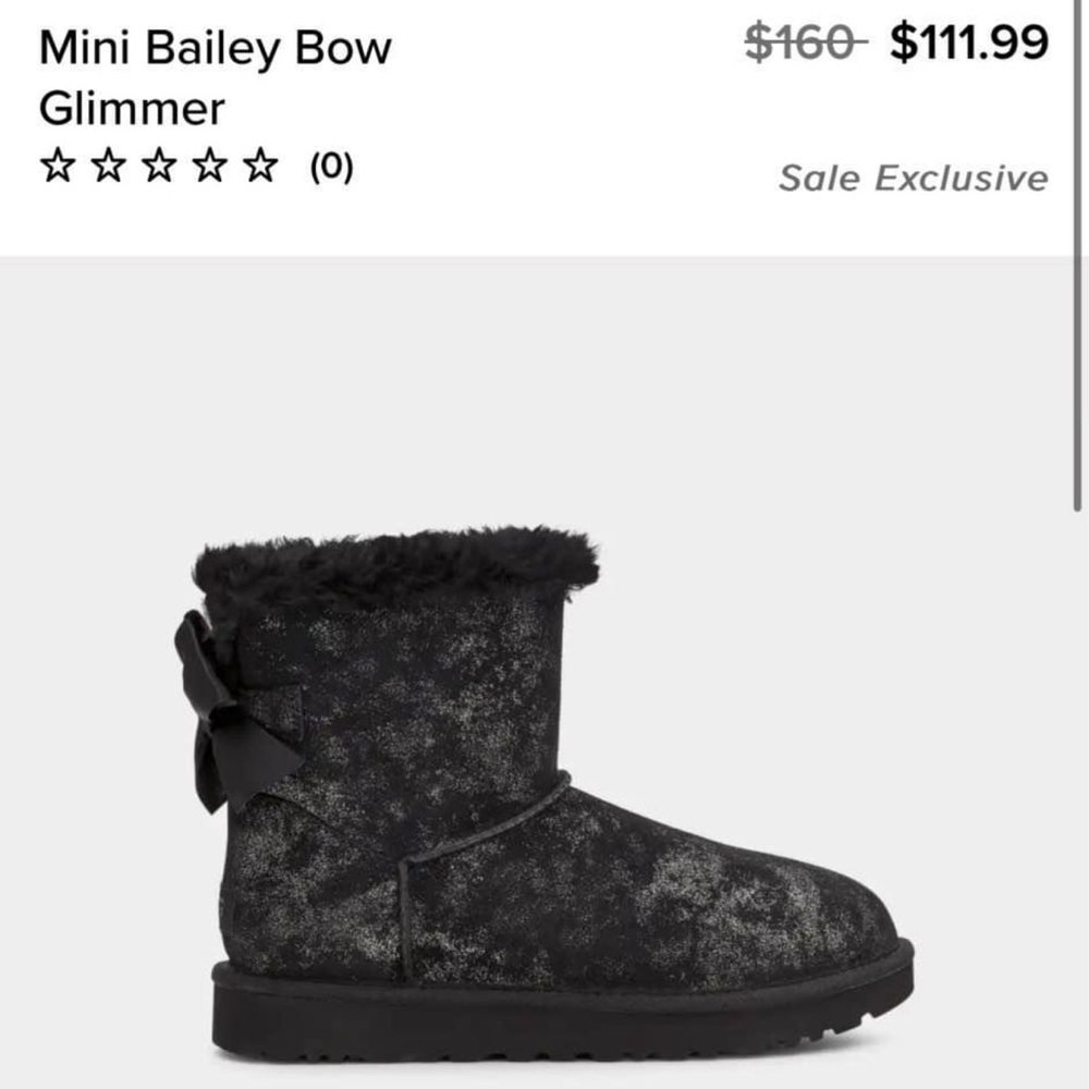 Brand new mini Bailey bow uggs